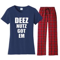 Deez Nuts Gotem Women's Flannel Pajama Set