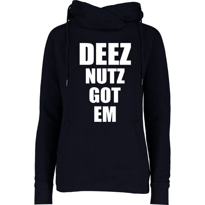 Deez Nuts Gotem Womens Funnel Neck Pullover Hood