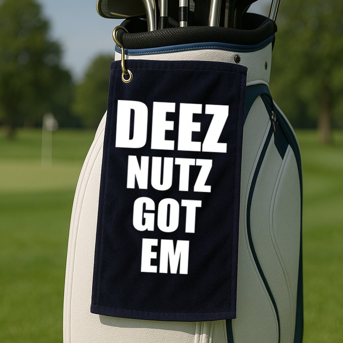 Deez Nuts Gotem Golf Towel