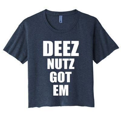 Deez Nuts Gotem Women's Crop Top Tee