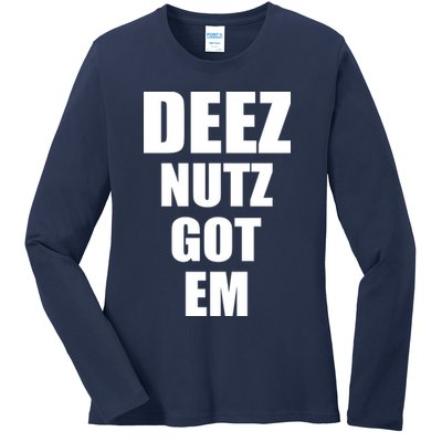 Deez Nuts Gotem Ladies Long Sleeve Shirt