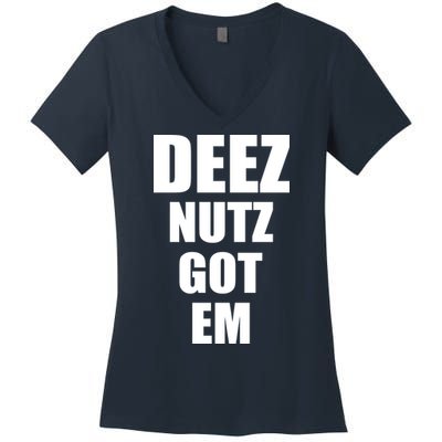 Deez Nuts Gotem Women's V-Neck T-Shirt