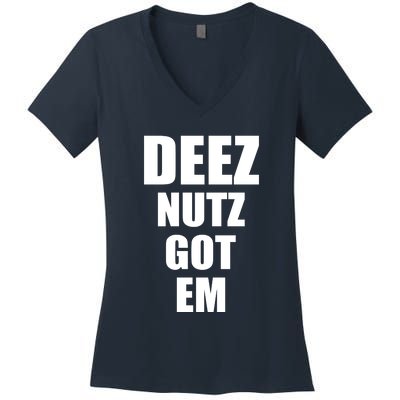 Deez Nuts Gotem Women's V-Neck T-Shirt