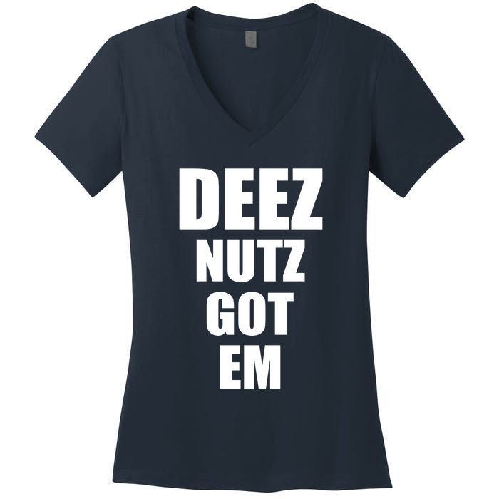 Deez Nuts Gotem Women's V-Neck T-Shirt