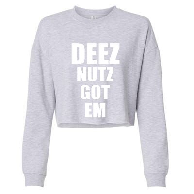 Deez Nuts Gotem Cropped Pullover Crew