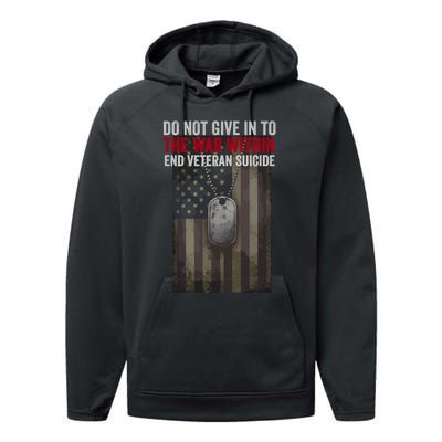 Do Not Give In To The War Within Performance Fleece Hoodie