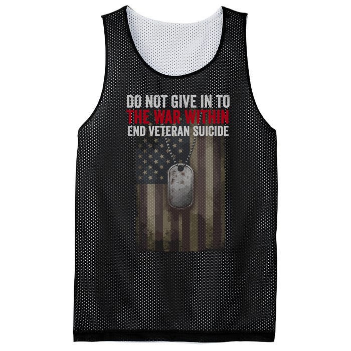 Do Not Give In To The War Within Mesh Reversible Basketball Jersey Tank