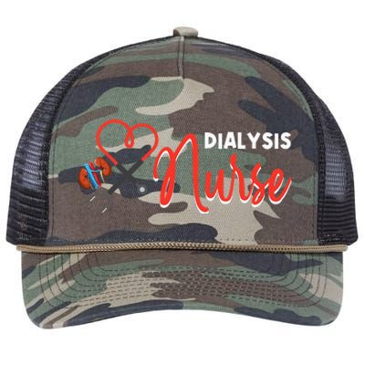 Dialysis Nurse Gifts For Technician Heart Nephrology Nursing Retro Rope Trucker Hat Cap