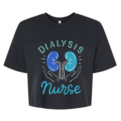 Dialysis Nurse Gifts Bella+Canvas Jersey Crop Tee