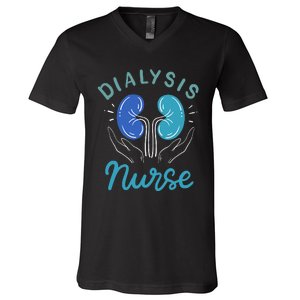 Dialysis Nurse Gifts V-Neck T-Shirt