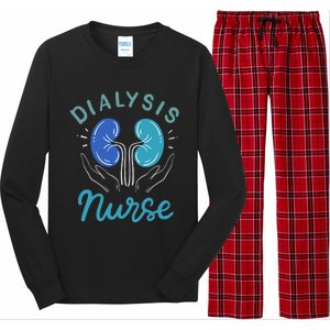 Dialysis Nurse Gifts Long Sleeve Pajama Set