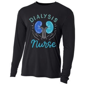 Dialysis Nurse Gifts Cooling Performance Long Sleeve Crew