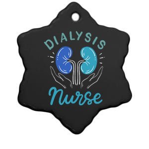 Dialysis Nurse Gifts Ceramic Star Ornament