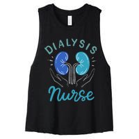 Dialysis Nurse Gifts Women's Racerback Cropped Tank