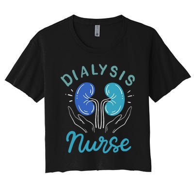 Dialysis Nurse Gifts Women's Crop Top Tee