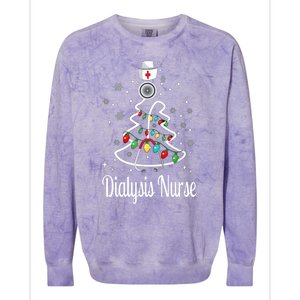 Dialysis Nurse Gift Colorblast Crewneck Sweatshirt