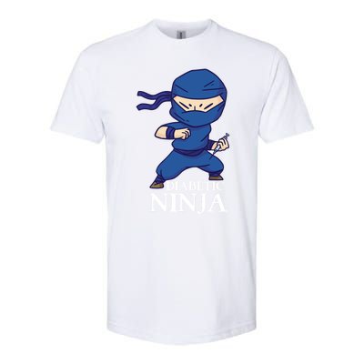 Diabetic Ninja Gift Diabetes Awareness Fighter Gift Blue Ninja Gift Softstyle CVC T-Shirt