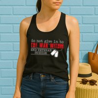 Do Not Give In To The War Within End Veteran Suicide Vintage Womens Tank Top