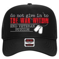 Do Not Give In To The War Within End Veteran Suicide Vintage Hat