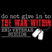 Do Not Give In To The War Within End Veteran Suicide Vintage Visor
