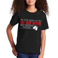 Do Not Give In To The War Within End Veteran Suicide Vintage Kids T-Shirt
