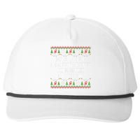 Do Not Give Me A Cigarette Ugly Christmas Funny Sweatshirt Snapback Five-Panel Rope Hat