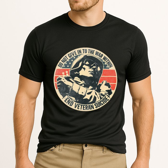 Do Not Give In To The War Within End Veteran Suicide Performance Shirt