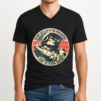 Do Not Give In To The War Within End Veteran Suicide V-Neck T-Shirt
