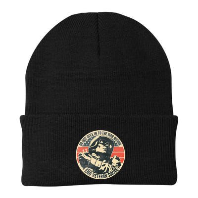 Do Not Give In To The War Within End Veteran Suicide Beanie