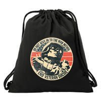 Do Not Give In To The War Within End Veteran Suicide Drawstring Bag