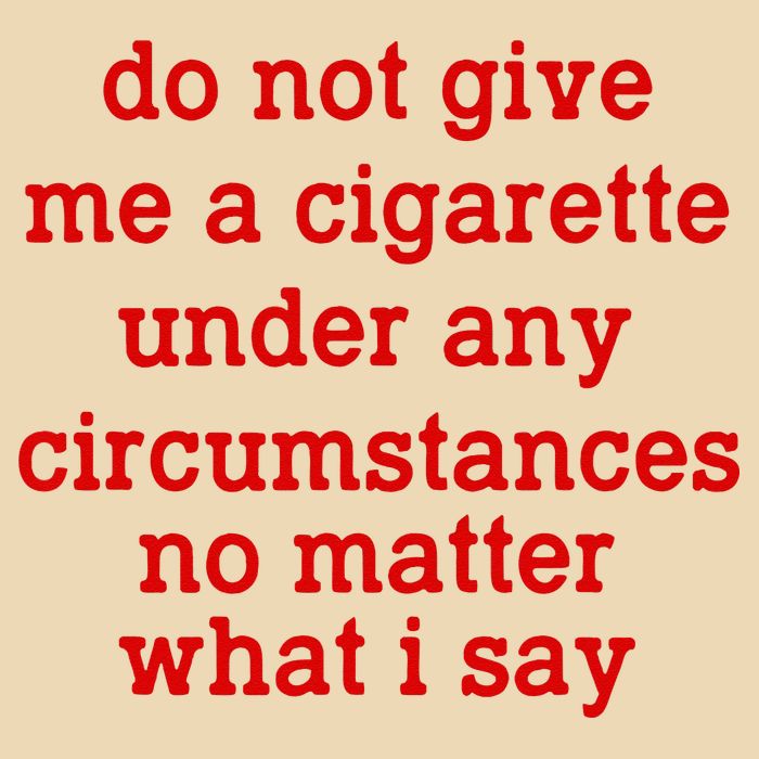Do Not Give Me A Cigarette Under Any Circumstances Drawstring Bag