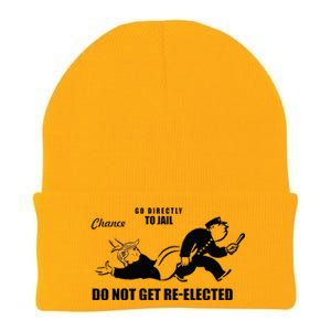 Do Not Get Reelected Chance Go Directly To Jail Knit Cap Winter Beanie