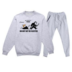 Do Not Get Reelected Chance Go Directly To Jail Premium Crewneck Sweatsuit Set