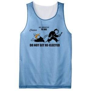 Do Not Get Reelected Chance Go Directly To Jail Mesh Reversible Basketball Jersey Tank