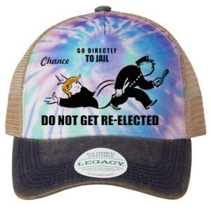 Do Not Get Reelected Chance Go Directly To Jail Legacy Tie Dye Trucker Hat