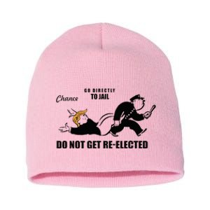 Do Not Get Reelected Chance Go Directly To Jail Short Acrylic Beanie