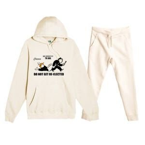 Do Not Get Reelected Chance Go Directly To Jail Premium Hooded Sweatsuit Set