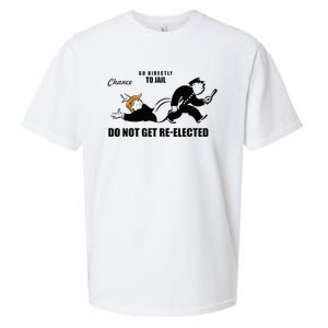 Do Not Get Reelected Chance Go Directly To Jail Sueded Cloud Jersey T-Shirt