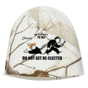 Do Not Get Reelected Chance Go Directly To Jail Kati - Camo Knit Beanie