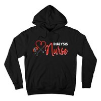 Dialysis Nurse Gifts for Technician Heart Nephrology Nursing Hoodie