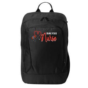 Dialysis Nurse Gifts for Technician Heart Nephrology Nursing City Backpack