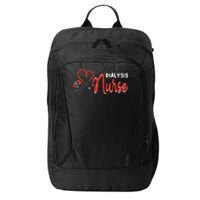 Dialysis Nurse Gifts for Technician Heart Nephrology Nursing City Backpack