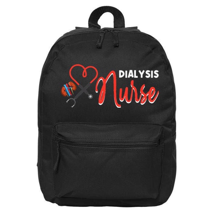 Dialysis Nurse Gifts for Technician Heart Nephrology Nursing 16 in Basic Backpack