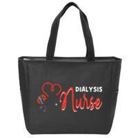 Dialysis Nurse Gifts for Technician Heart Nephrology Nursing Zip Tote Bag