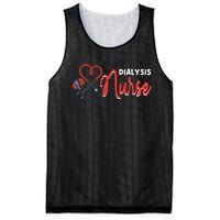 Dialysis Nurse Gifts For Technician Heart Nephrology Nursing Mesh Reversible Basketball Jersey Tank