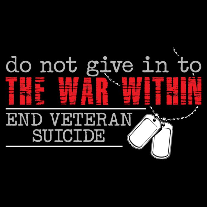 Do Not Give In To The War Within End Veteran Suicide Support Gift Impact Tech Backpack