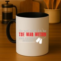 Do Not Give In To The War Within End Veteran Suicide Support Gift Mug