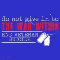 Do Not Give In To The War Within End Veteran Suicide Support Gift Poster
