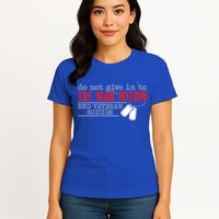 Do Not Give In To The War Within End Veteran Suicide Support Gift Womens T-Shirt