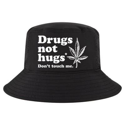 Drugs Not Hugs Funny Weed Marijuana Cannabis Smoker Cool Comfort Performance Bucket Hat